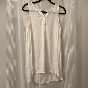 SHOW ME YOUR MUMU White Button Polka-Dot Tunic